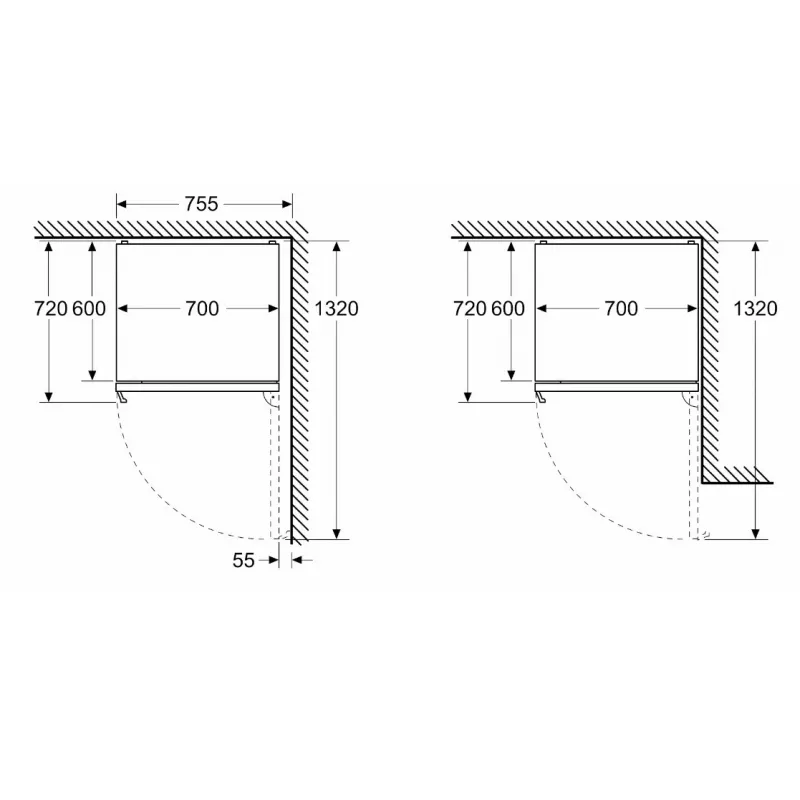 Šaldytuvas su šaldikliu Bosch Series 4 KGN497ICT 440 l C Nerūdijantis plienas
