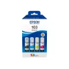 Originalių Epson EcoTank 103 rašalų pakuotė – 4 spalvų rinkinys (Juoda, Cyan, Magenta, Geltona), Juoda 4500 p., Spalvota 7500 p.