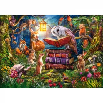Dėlionė Schmidt Spiele Forest Stories at Night – 1000 dalių