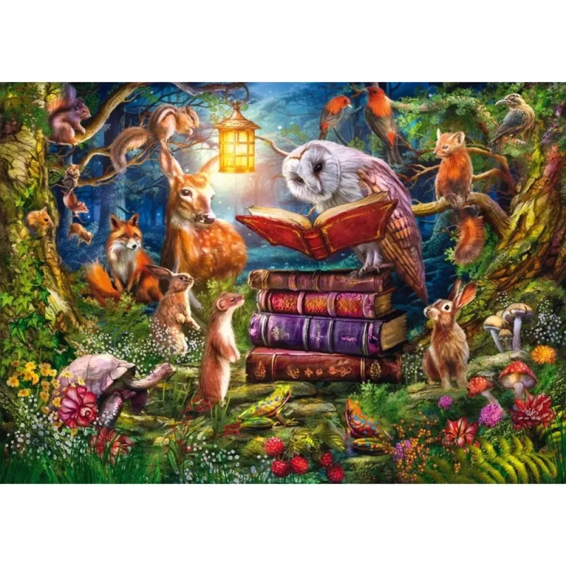 Dėlionė Schmidt Spiele Forest Stories at Night – 1000 dalių
