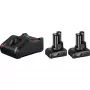 Bosch 1 600 A01 B20 baterijos ir įkroviklio rinkinys