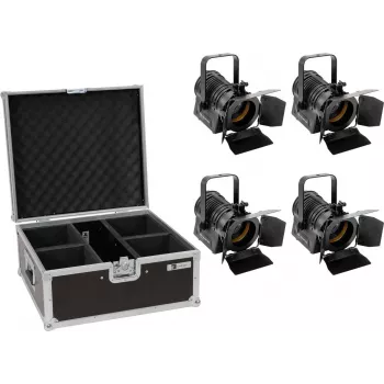 EUROLITE Theater Spot AKKU THA-20PC TRC 4x baterijomis maitinamas nešiojamas LED prožektorius
