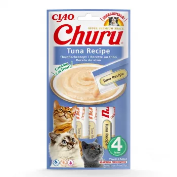 INABA Churu Tuna Recipe - skanėstai katėms - 4x14 g
