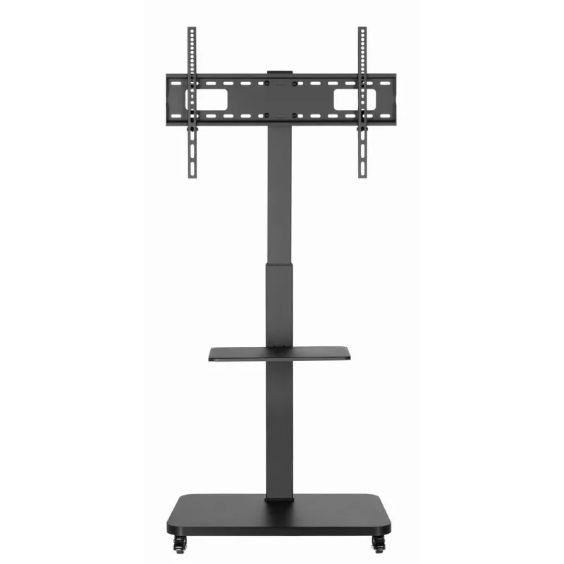 Gembird TVS-75S-02 TV grindinis stovas su ratukais, 37 - 75, juodas