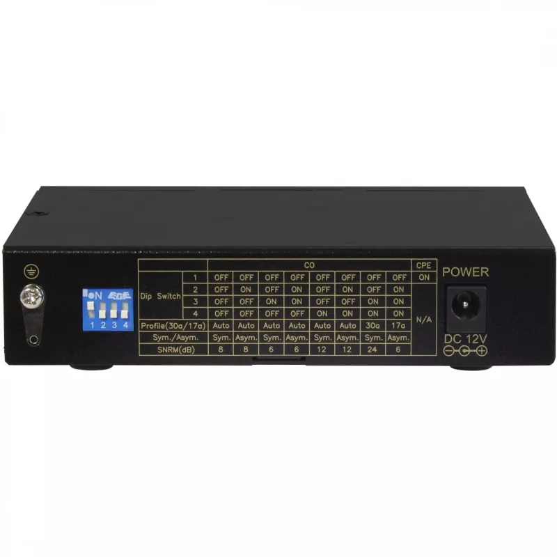 Modemas ALLNET ALL-MC116VDSL2 160 Mbit/s 2x RJ45 SFP juodas