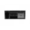 Rack korpusas LANBERG SC01-3504-10B, 1x 3,5 colio + 1x 2,5 colio lizdai, 7 plėtros lizdai, 2x 120mm priekiniai ventiliatoriai, USB 2.0