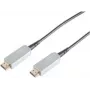 HDMI kabelis ShiverPeaks BS01-20505 50 m Tipo A vyras į vyrą juodas sidabrinis