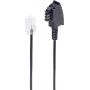 shiverpeaks BS70002-3 Telefono laidas 3 m Juodas (BS70002-3)
