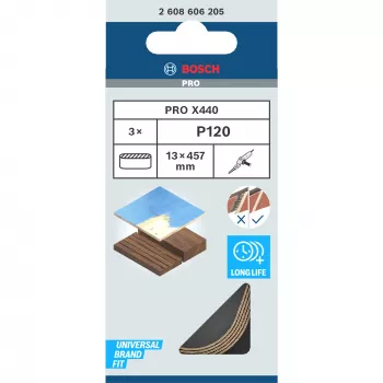 Bosch X440 Best for Wood and Paint šlifavimo juosta