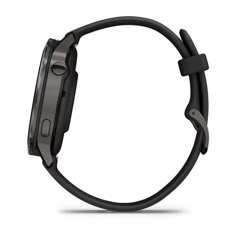 Garmin Venu 4 3,05 cm (1,2 colio) AMOLED 41 mm skaitmeninis 390 x 390 pikselių jutiklinis ekranas Juodas Wi-Fi GPS (palydovas)