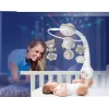 3in1 muzikinis projektorius karuselė smėlio spalvos