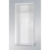Spinta cama meble SAMBA balta/balta blizgi, 900×550×2030 mm, 1 lentyna