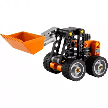 LEGO Technic Skid Steer Loader 30710 – Konstruktorius su judamomis rankomis ir vikšrais