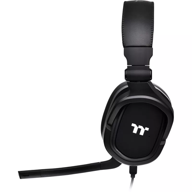Ausinės Tt eSPORTS Argent H5 – Uždedamos ant ausų – Laidinės – 3,5 mm kištukas – Juodos (GHT-THF-ANECBK-30)