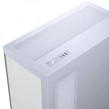 PHANTEKS NV-Serie NV5 MK2 ATX korpusas, grūdintas stiklas, DRGB - matinė balta + Glacier One 360M25 Gen2 DRGB skysčio aušinimo sistema - 360 mm