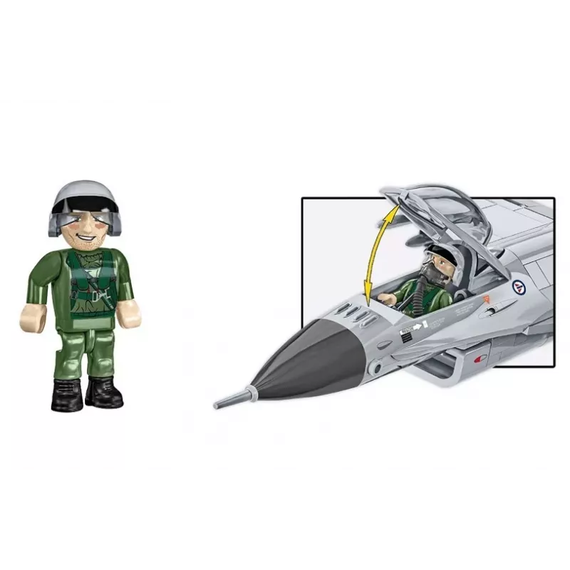 Cobi Konstruktorius F-16AM Fighting Falcon, 495 dalių, mastelio modelis