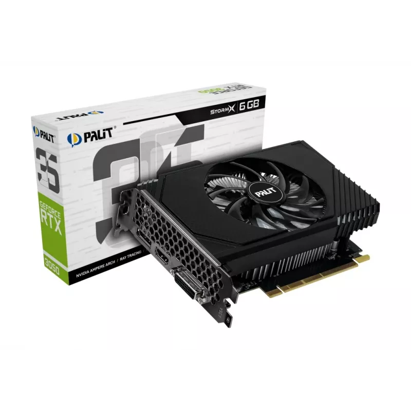 Vaizdo plokštė Palit GeForce RTX 3050 StormX 6GB GDDR6