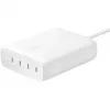 Belkin BoostCharge Pro 200 W 4 prievadų USB-C GaN kroviklis į rozetę, baltas (WCH015VFWH)