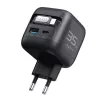 GaN kelioninis įkroviklis Havit UC250 A-EU 20V 1xUSB-C 0,7m juodas