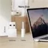 Belaidis USB adapteris MERCUSYS MA30N — dviejų juostų Wi‑Fi (2,4/5 GHz), 400/867 Mbps, USB 2.0, vidinė antena, balta