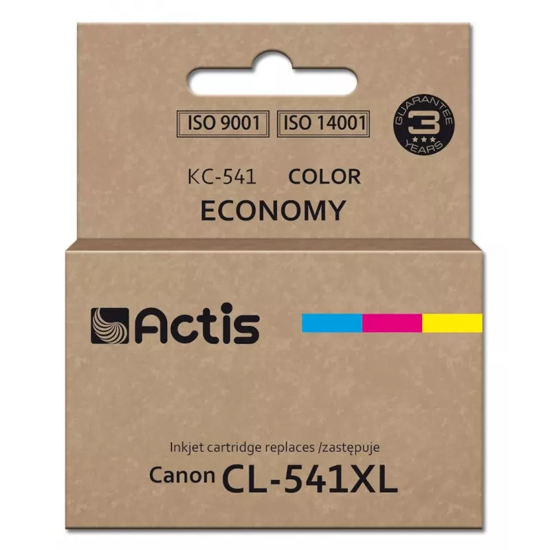 Actis KC-541 rašalas Canon spausdintuvui (pakaitalas CL-541XL) Supreme, 18 ml, mėlyna, geltona, rausvai violetinė