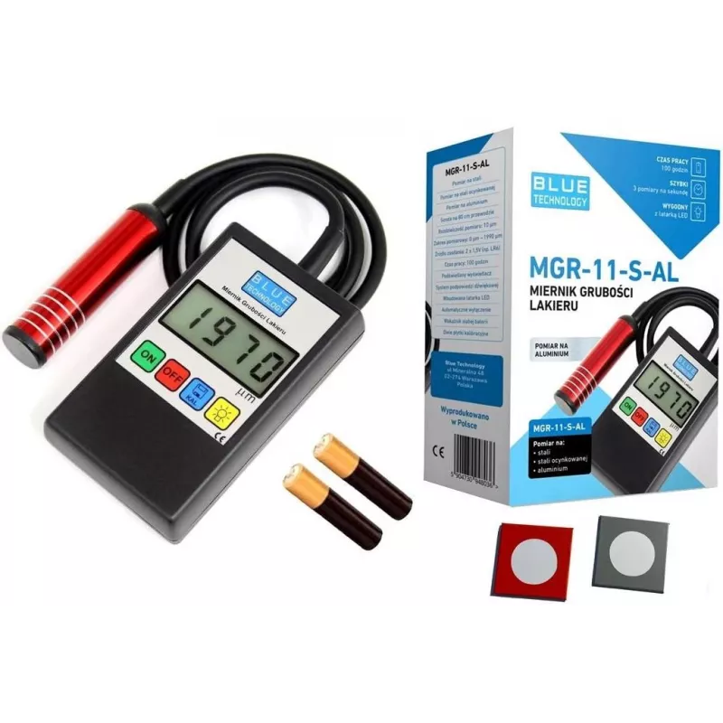 Dažų storio matuoklis MGR-11-S-AL