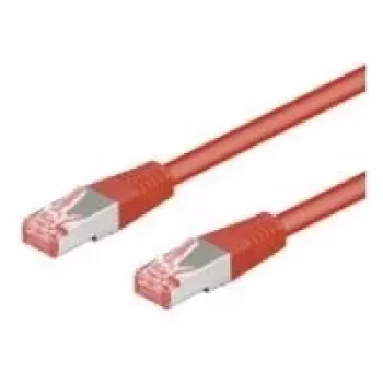 Wentronic Goobay CAT 6 Patch laidas, S/FTP (PiMF), raudonas, 30 m - LSZH halogenų neturintis, varinis (68286)