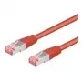Wentronic Goobay CAT 6 Patch laidas, S/FTP (PiMF), raudonas, 30 m - LSZH halogenų neturintis, varinis (68286)
