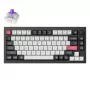 Mechaninė klaviatūra Keychron Q1 HE RGB karštojo keitimo belaidė anglies juoda