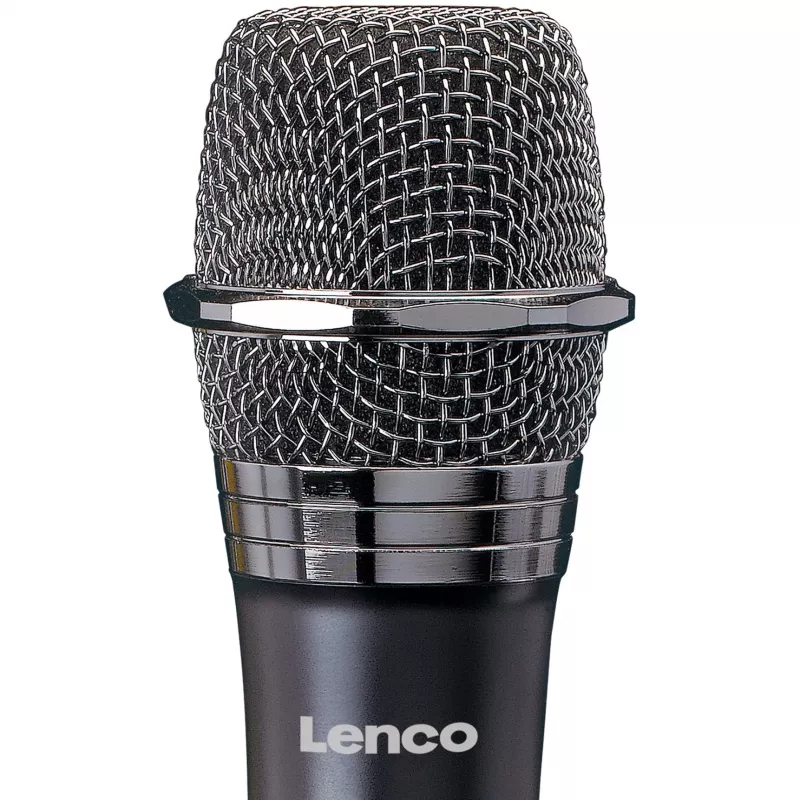 Belaidis sceninis mikrofonas Lenco MCW-011BK