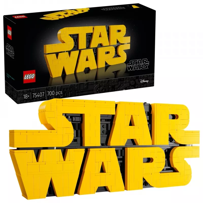 LEGO STAR WARS 75407 Iš kaladėlių sukurtas „Žvaigždžių karų“ logotipas