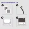 Privatumo filtras Qoltec 51060 61 cm (24 colių) monitoriui