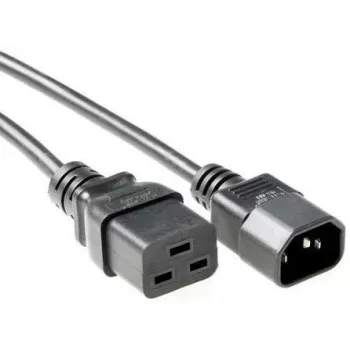 Microconnect PE0191410 maitinimo ilginimo laidas, C19 – C14, 1 m, juodas