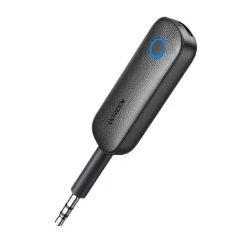Bluetooth siųstuvas/imtuvas UGREEN CM403 — 3,5 mm lizdas, Bluetooth 5.0, 145 mAh baterija, juoda