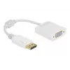 Adapteris DisplayPort 1.2 (vyriškas) į VGA (moteriška) DeLOCK 61007