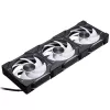 Phanteks D30 PH-F120D30_DRGB_PWM_BK01_3P 120 mm PWM D-RGB korpuso ventiliatorių rinkinys, Regular Airflow, 3 vnt., juodas