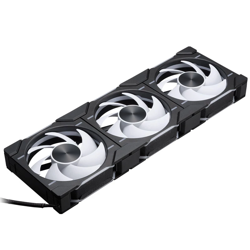 Phanteks D30 PH-F120D30_DRGB_PWM_BK01_3P 120 mm PWM D-RGB korpuso ventiliatorių rinkinys, Regular Airflow, 3 vnt., juodas