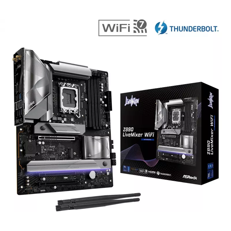 ASRock Z890 LiveMixer WiFi ATX pagrindinė plokštė