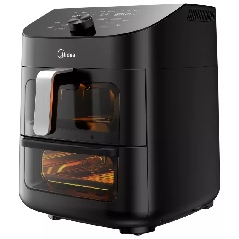 Kepimo orkaitė (Airfryer) Midea MAD1100DADK, 1850 W, dviejų talpų 4,4/6,4 L