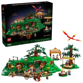 LEGO ICONS 10354 Žiedų valdovas: Hobitų kaimas