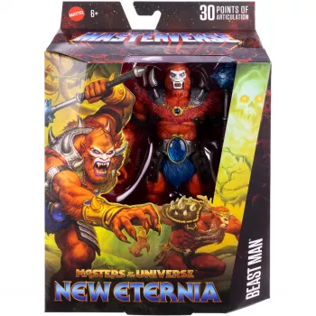 Veiksmo figūrėlė MATTEL Masterverse Core Beast Man JBP80 – kolekcionuojama judinama figūrėlė