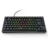 Sharkoon SGK25 klaviatūra USB QWERTZ vokiška juoda 75% RGB LED