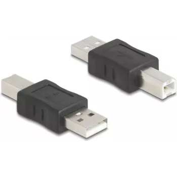 DeLOCK 67198 USB Tipo A į Tipo B lyties keitiklis, juodas
