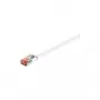 Wentronic Goobay CAT 6 plokščiasis jungiamasis laidas, U/FTP, baltas, 7,5 m - variniai laidai (94920)