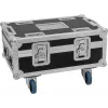 Transportinis dėklas Flightcase Roadinger BAS-1 8× SILENT PAR 6 QCL