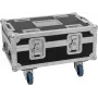 Transportinis dėklas Flightcase Roadinger BAS-1 8× SILENT PAR 6 QCL
