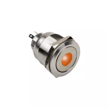 DimasTech vandal-proof mygtukas 25 mm Silverline Dot RGB PD216