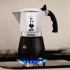 Bialetti Brikka Moka kavos virimo puodas 0.1 L juodas, nerūdijantis plienas