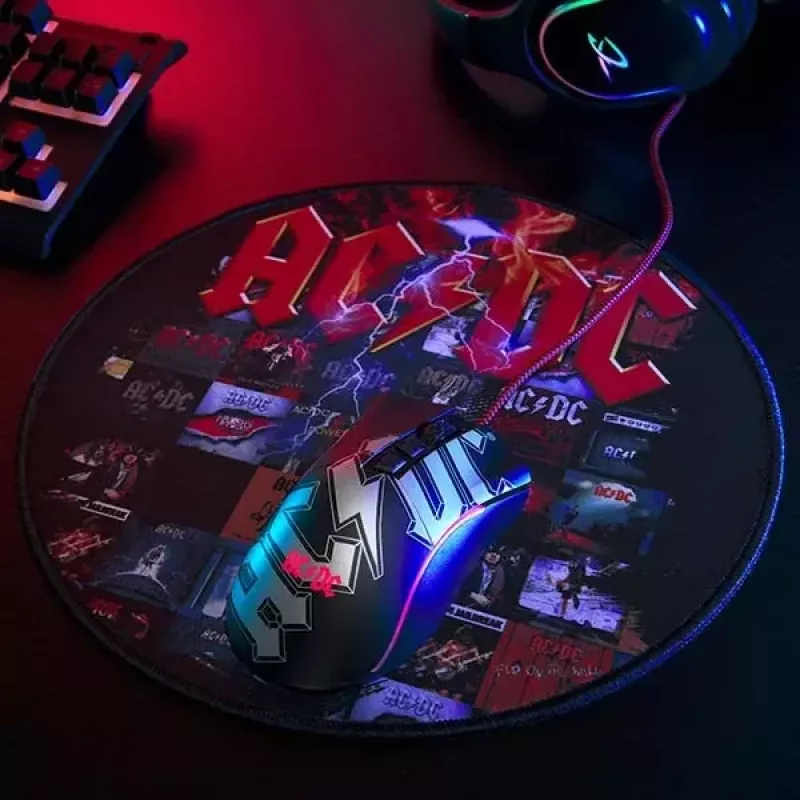 Subsonic Gaming Mouse AC/DC – raudona žaidimų pelė