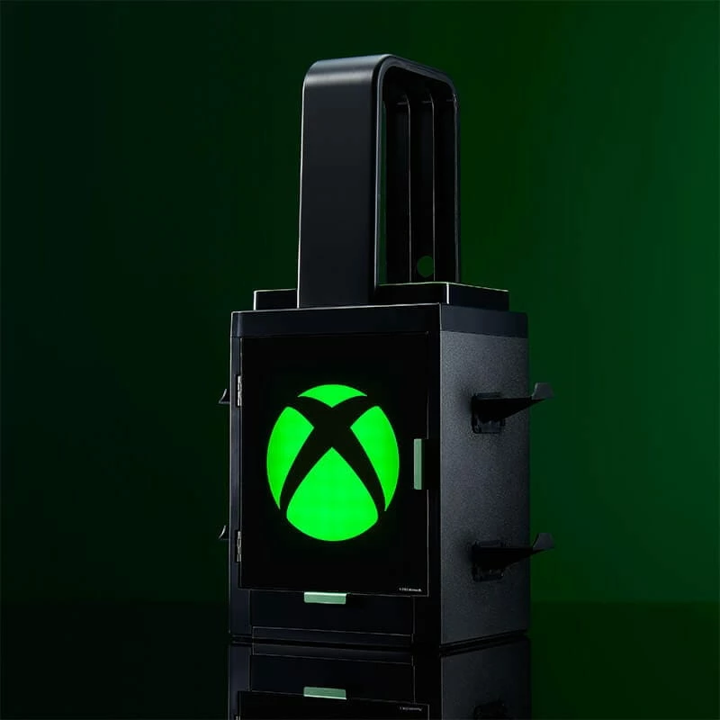 Numskull Games Oficialus Xbox žaidimų laikiklis diskams, juodas, laidinis